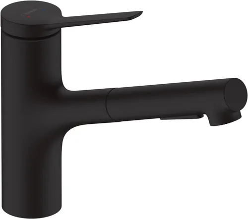 Vista 7 de hansgrohe Zesis Grifo de cocina monocontrol cromado, llaves de cocina con pulverizador extraíble, llave para fregadero de cocina, cromado 74810001