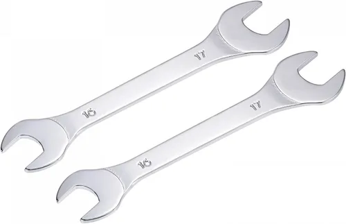 Vista 8 de uxcell Llave fina de extremo abierto, espejo métrico de 0.236 in x 0.276 in, acero de alto carbono, para mantenimiento doméstico y reparaciones
