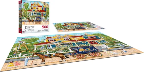 Vista 3 de RoseArt - Puzzle Collector - Painted Lady - Rompecabezas de 500 piezas para adultos