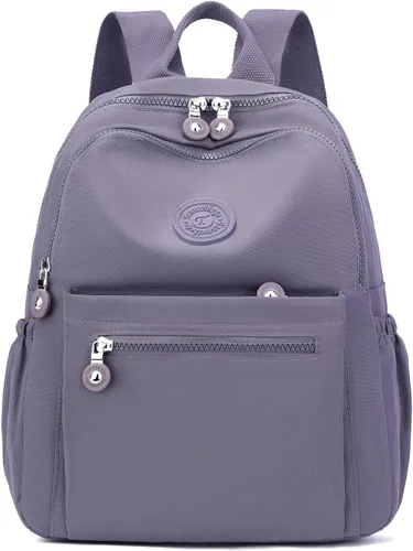 Vista 39 de Tanweibago Mini mochilas de nailon para mujer, mochilas pequeñas de 11L para mujer, mochila ligera casual para mujer, mochila de viaje de compras
