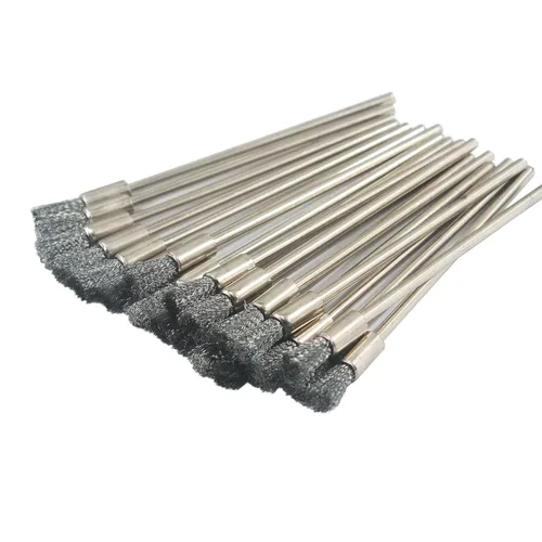 Vista 8 de Juego de 20 pinceles de extremo extendido, 3.937 in, extra largo, con forma de bolígrafo de 1/8 pulgadas, brocha de alambre para herramientas