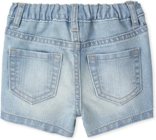 Vista 5 de The Children's Place Shorts cortos para niñas pequeñas, paquete de 3