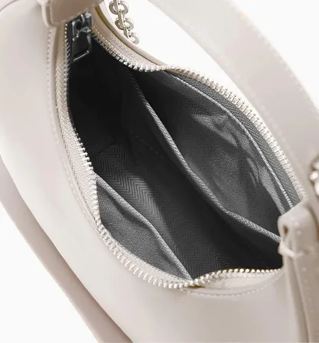 Vista 5 de Bolso de hombro con media luna, bolso de cuero para axilas, bolso de hombro para mujer, bolso vintage, bolsa de negocios, bolsa de ocio