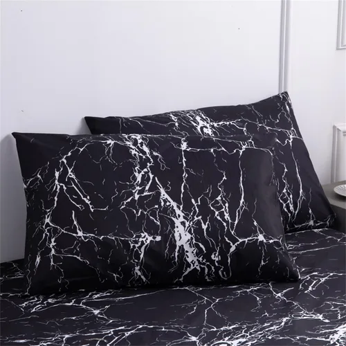 Vista 5 de Sábana bajera y funda de almohada, protector de colchón impermeable, funda de colchón suave y transpirable con bolsillo profundo para colchón de 6 a