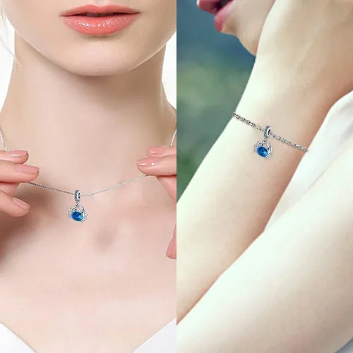 Vista 32 de LNQOBU Happy Life - Colgante para pulseras de abalorios, plata de ley 925 para mujer (con un espaciador de cuentas)