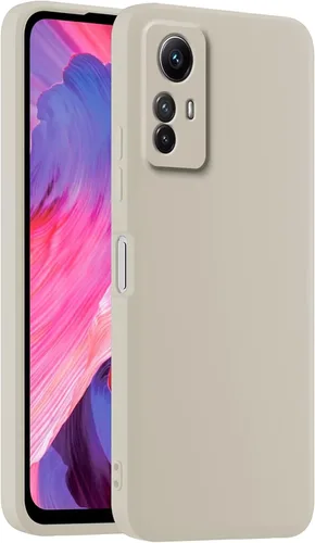 Vista 28 de Funda De Silicona Colorida Para Teléfono, Adecuado Para Redmi Note 12 Pro 5G (6.67") - Blanco Antiguo