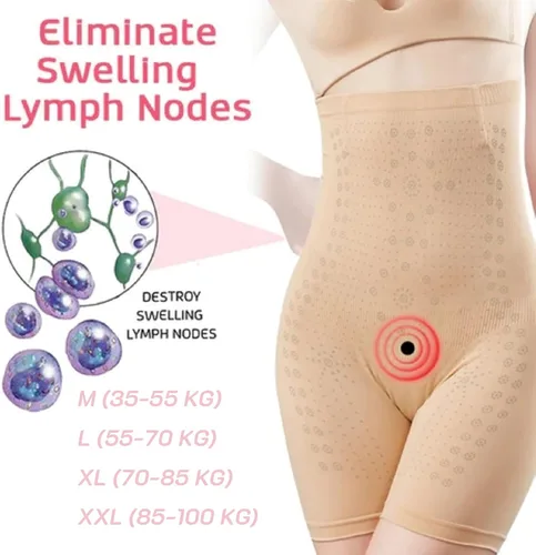 Vista 8 de ANGELSLIM - Body de control de abdomen y desintoxicación de iones de oxígeno negativo, para quemar grasa, body de turmalina delgado de ángel
