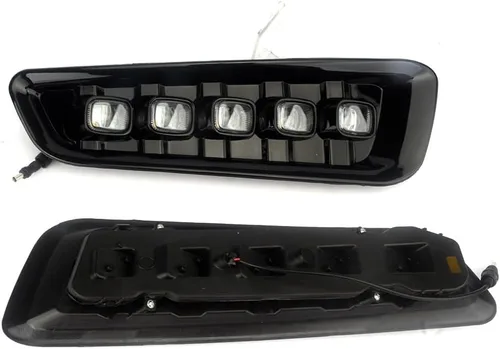 Vista 3 de Auto-Tech - 1 par de luces LED diurnas con señal de giro DRL kit de repuesto para Ford F-150 Raptor 2017-2019