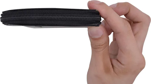 Vista 6 de Marshal Mens Leather Zippered Wallet