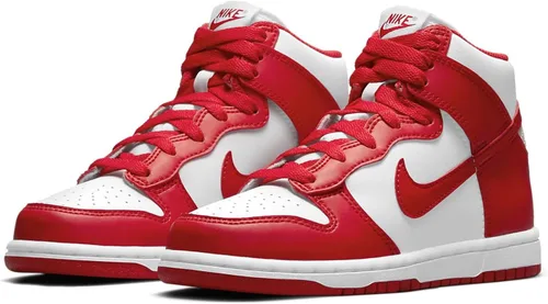 Vista 2 de Nike Preschool Dunk High PS DD2314 106 University Red - Talla 12C, VelaNegro-negro-chile Rojo