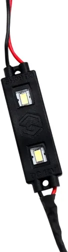 Vista 3 de POD SMD 2 LED 5730 Módulo gran angular impermeable 12V borde tira de gabinete/iluminación automotriz (paquete de 4) (verde)