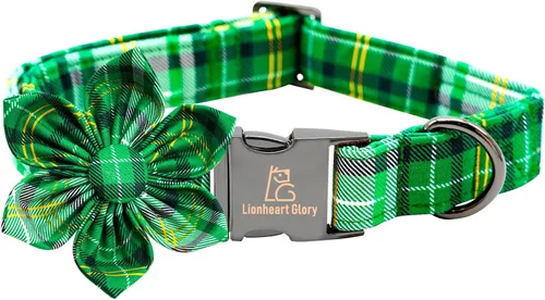 Vista 35 de Lionheart glory - Collar de perro de San Valentín, collares para perros con lazo, collares para mascotas ajustables con lazo para perros pequeños