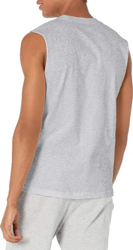 Vista 2 de Russell Athletic Camiseta muscular suave 100% algodón de peso medio sin mangas para hombre