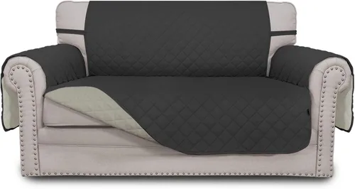 Vista 57 de Easy-Going - Funda reversible para sofá, resistente al agua, con varillas de espuma y correas elásticas, protector de muebles para mascotas y perros