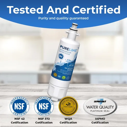 Vista 2 de Pureline 9690, LT700P Reemplazo para LG LT700P, Kenmore Elite 9690, Kenmoreclear 46-9690, ADQ36006101, HDX FML-3, filtro de agua para refrigerador