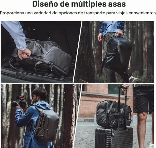 Vista 7 de PGYTECH OneMo Lite Mochila para Cámara 22L para DJI, Sony, Canon, Nikon, OSMO Action/Pocket, DSLR/SLR Sin Espejo, Trípode de Cámara Bolsa