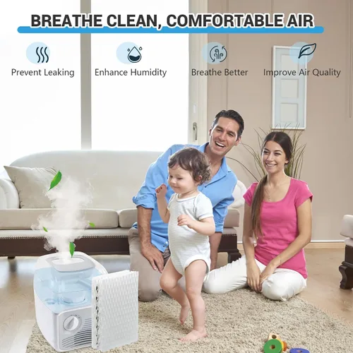 Vista 7 de WF813 - Filtro humidificador compatible con Equate EQWF813, EQ-2119-UL, Relion RCM-832N RCM832, ProCare PCWF813, PCCM-832N, filtro de mecha