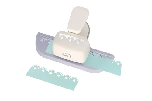 Vista 8 de Bira Craft Perforadora de papel de borde continuo para álbumes de recortes, tarjetas, artes (ángeles)