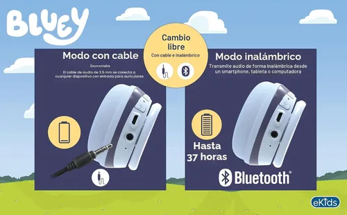 Vista 5 de Auriculares Bluetooth Bluetooth para niños, auriculares inalámbricos con reducción de volumen