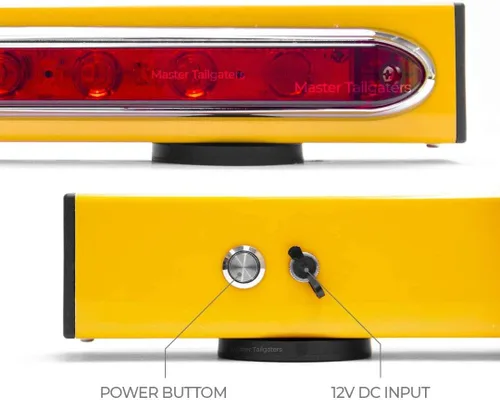 Vista 2 de Master Tailgaters Barra de luz inalámbrica de remolque de 19 pulgadas LED ultra brillante Luces de señal multifuncionales Montaje magnético