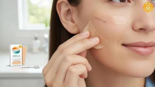 Vista 8 de Burn Scar Pro™ Láminas de silicona para cicatrices con protección UV (2 hojas)