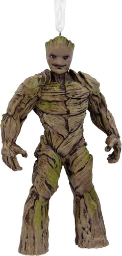 Vista 8 de Hallmark Marvel Guardianes de la Galaxia Groot Adorno de Navidad