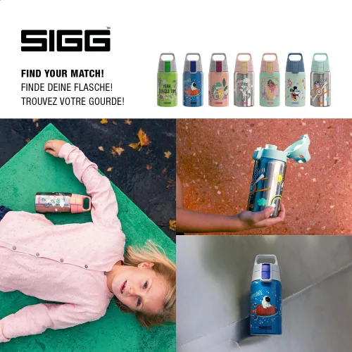 Vista 5 de SIGG - Botella de acero inoxidable para niños - Shield One - Adecuado para bebidas carbonatadas - 17 Oz