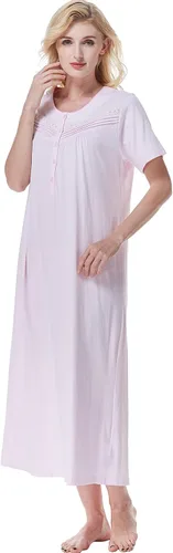 Vista 8 de Keyocean - Camisones para mujer, 100% algodón, suave, ligero, cómodo, ropa de dormir