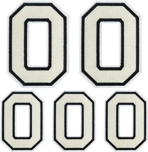 Vista 46 de Parches de letras para planchar, 5 piezas de letras individuales bordadas completas para ropa, vestido, sombrero, jeans, accesorios de bricolaje