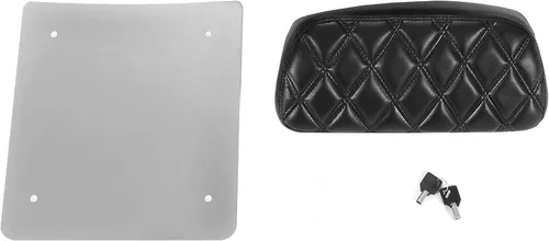 Vista 8 de HECASA Maleta de equipaje Razor con respaldo Argyle compatible con modelos Harley Davidson 1997-2023 Touring Street Glide Road Glide Road King