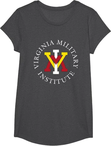 Vista 10 de VMI Keydets Stamp - Camiseta con licencia oficial, Negro