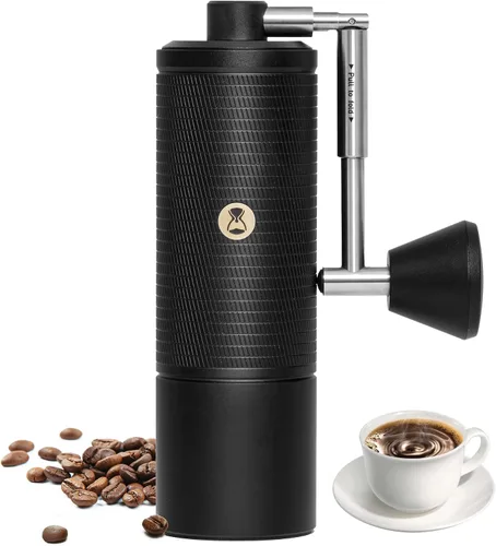 Vista 10 de TIMEMORE Molinillo de café manual Chestnut C3 ESP Pro, molinillo de café de mano, molinillo de café de acero inoxidable S2C con mango plegable