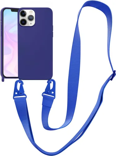 Vista 68 de Funda compatible con iPhone 8 Plus, iPhone 7 Plus/6 Plus/6S Plus con cordón, funda cruzada para iPhone con correa ajustable de silicona para iPhone