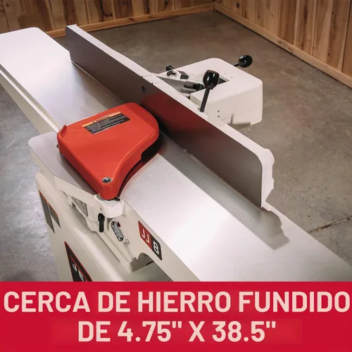 Vista 2 de JET Ensambladora de 8 pulgadas, cuchillo recto, 2 HP, 230V 1Ph (JWJ-8CS)