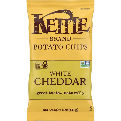 Vista 55 de Kettle Brand Papas Fritas, Backyard Barbeque Kettle Chips, Bolsa de Aperitivos, 1.5 Oz