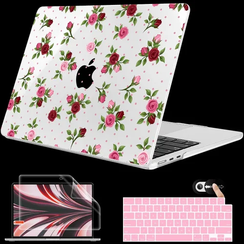 Vista 37 de Mektron Funda para MacBook Air 2025 M4 de 13.6 pulgadas A3240 Compatible con 2023 A2681 M2 2024 A3113 M3 Chip con Liquid Retina Display Touch ID