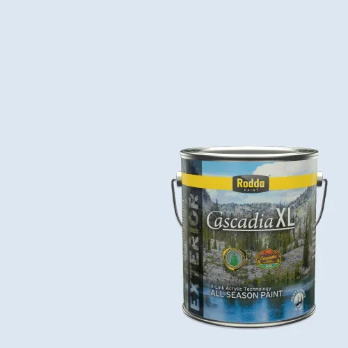 Vista 15 de Rodda Paint CASCADIA XL Pintura e imprimación satinada exterior en uno, cuarto de galón, Acapulco Dive