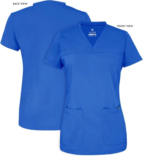 Vista 5 de Adar Pro - Ropa quirúrgica para mujer, camisa con cuello en V