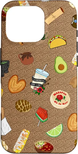 Vista 20 de Brown Antojitos Mexican Food Latino Tacos Pan Dulce - Carcasa para iPhone 17