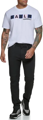 Vista 2 de Karl Lagerfeld Paris Pantalones Moto Modal