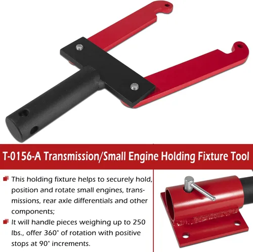 Vista 5 de T-0156-A Herramienta de fijación de transmisión/motor pequeño resistente con base para Ford/Chrysler