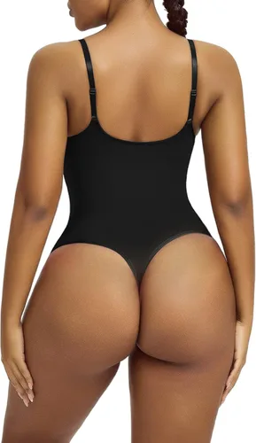 Vista 2 de YIANNA Body de escultura para mujer, con control de abdomen, moldeador sin costuras