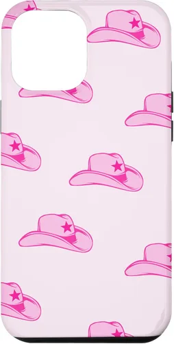 Vista 25 de Funda con estampado de sombrero de vaquero rosa para iPhone 13 Pro Max