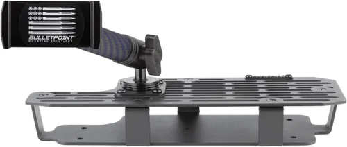 Vista 5 de Soporte de teléfono Bulletpoint RubiGrid de metal para salpicadero Compatible con Toyota Tundra 2022+ y Toyota Sequoia 2023+ (Compatible con Magsafe)