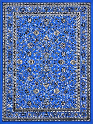 Vista 99 de Unique Loom Sialk Hill Collection - Alfombra de área Washington (6' 1" x 9' Rectángulo Burdeos/Crema)