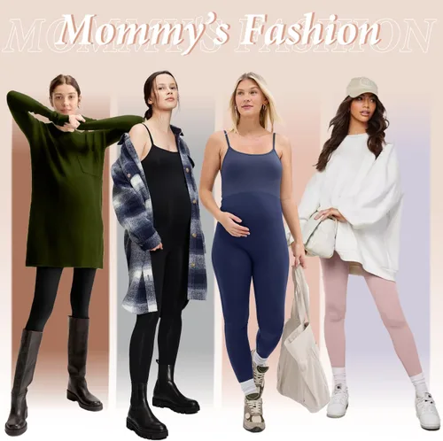 Vista 3 de FULLSOFT Paquete de 3 leggings de maternidad para mujer, cintura alta, entrenamiento, embarazo, pantalones de yoga con bolsillos