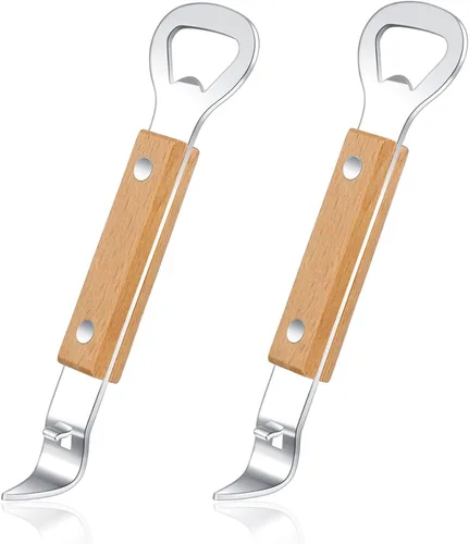 Vista 8 de Abrebotellas magnético de acero inoxidable con imán para acampar y viajar, 1 paquete
