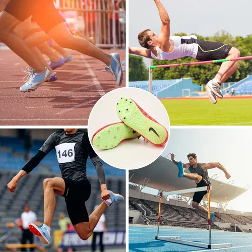 Vista 6 de 100 Pcs Track Spikes, 1/8 inch & 3/16 inch & 1/4 inch Steel Track Shoe Spikes Replacements wiht Spike Wrench for Sports Running Track Shoes