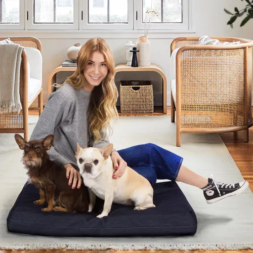 Vista 4 de Pet Support Systems All Season Orthopedic Gel Memory Foam Dog Bed Supreme Luxury Comfort and Care for Dogs, Removable and Washable Cover Made in
