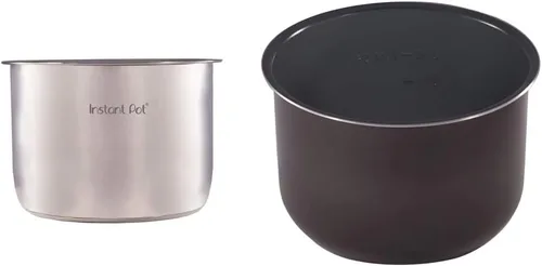 Vista 8 de Olla de 3 cuartos Instant Pot. Acero inoxidable, olla interna, Acero inoxidable